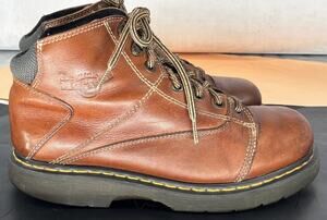Dr. Martens Brn Lthr 8 Eye Work Boots Mens US11 EU45 Airwalk Industrial Lace Up
